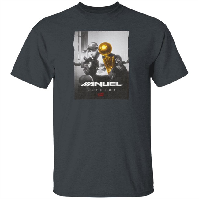 Anuel AA Merch Leyenda Campeón Blanca Camiseta Shirt Anuel AA Merch Leyenda Campeón Blanca Camiseta Shirt