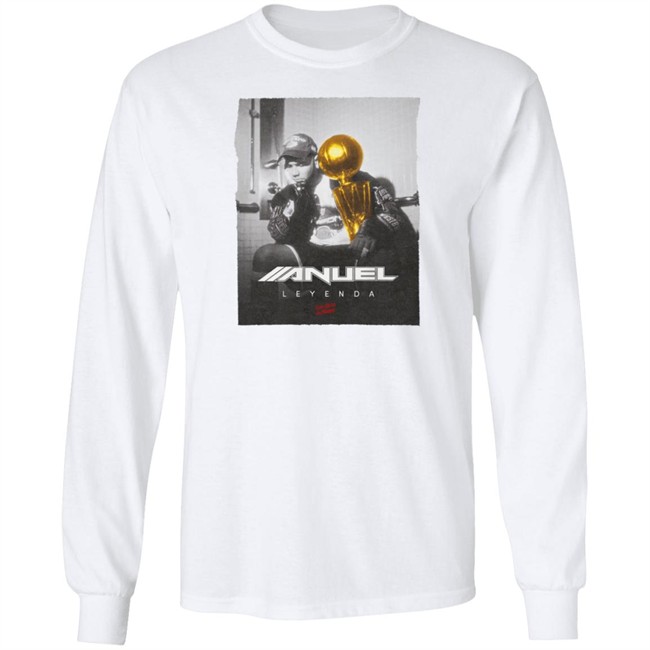 Anuel AA Merch Leyenda Campeón Blanca Camiseta Shirt Anuel AA Merch Leyenda Campeón Blanca Camiseta Shirt