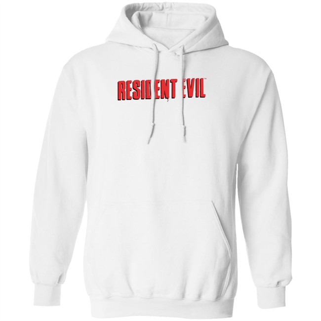 Graph Gaming Merch Resident Evil Vintage Cover White Tee Shirt Graph Gaming Merch Resident Evil Vintage Cover White Tee Shirt