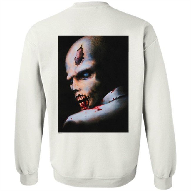Graph Gaming Merch Resident Evil Vintage Cover White Tee Shirt Graph Gaming Merch Resident Evil Vintage Cover White Tee Shirt