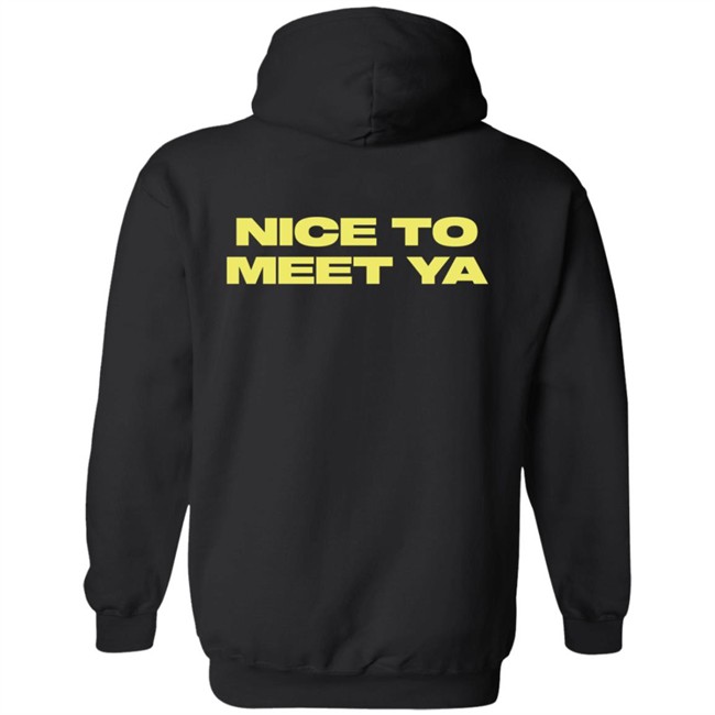 Niall Horan Heartbreak Weather Merch Nice To Meet Ya Hoodie Niall Horan Heartbreak Weather Merch Nice To Meet Ya Hoodie