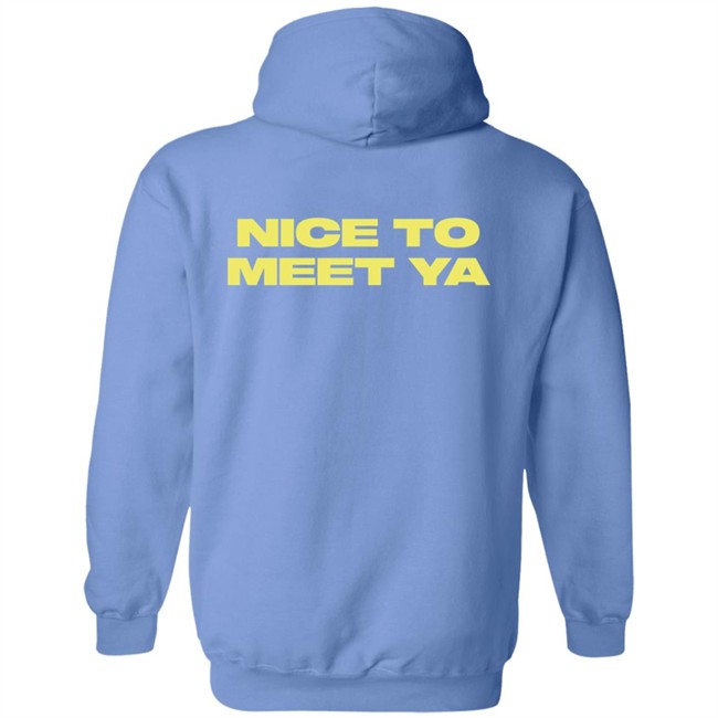 Niall Horan Heartbreak Weather Merch Nice To Meet Ya Hoodie Niall Horan Heartbreak Weather Merch Nice To Meet Ya Hoodie