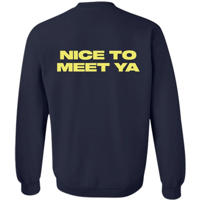 Niall Horan Heartbreak Weather Merch Nice To Meet Ya Hoodie Niall Horan Heartbreak Weather Merch Nice To Meet Ya Hoodie