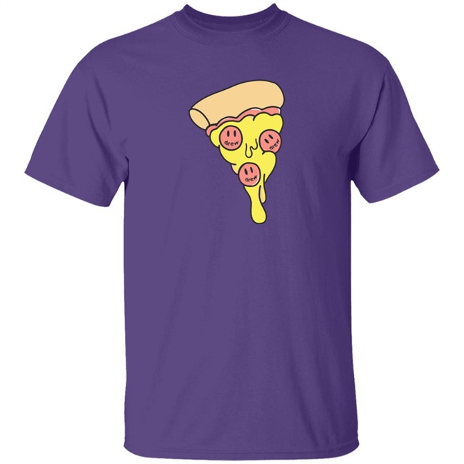 Drew House Merch Pizza Tee Shirt Justin Bieber Crew