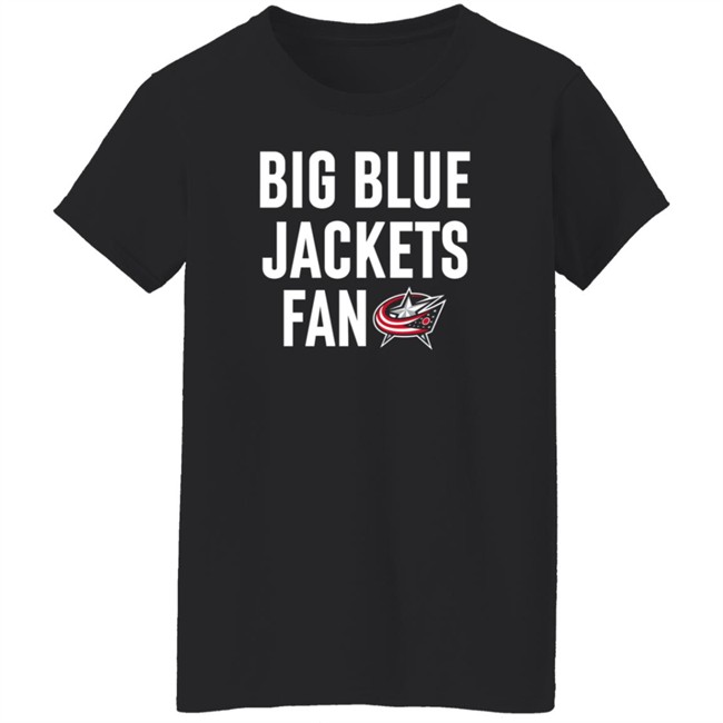 Columbus Blue Jackets Apparel Store WIF Big Fan Tee Big Blue Jackets Fan T Shirt Columbus Blue Jackets Apparel Store WIF Big Fan Tee Big Blue Jackets Fan T Shirt