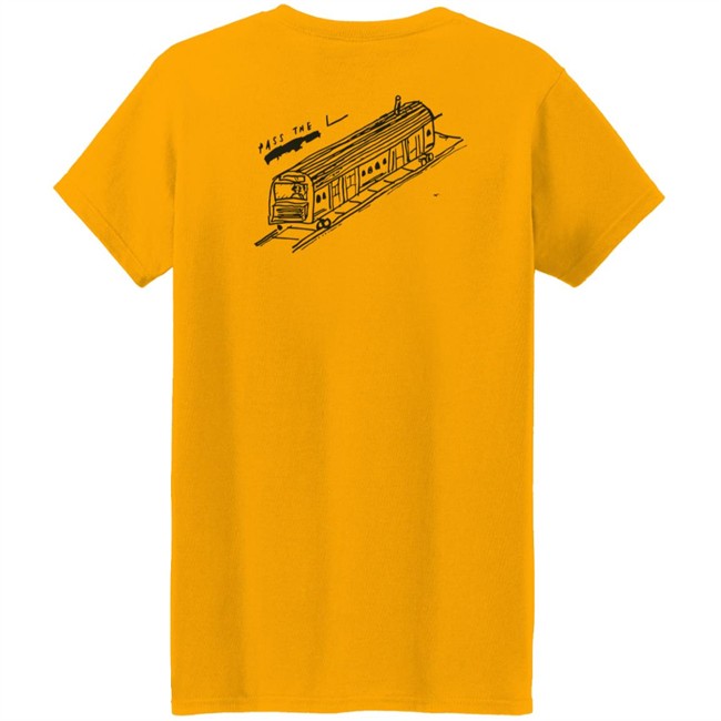 Mf Doom Merch Pass The L - Marigold Shirt Mf Doom Merch Pass The L - Marigold Shirt