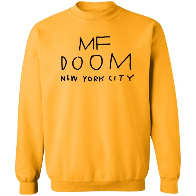 Mf Doom Merch Pass The L - Marigold Shirt Mf Doom Merch Pass The L - Marigold Shirt
