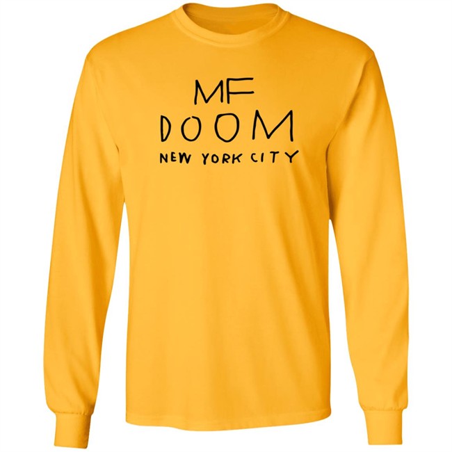 Mf Doom Merch Pass The L - Marigold Shirt Mf Doom Merch Pass The L - Marigold Shirt