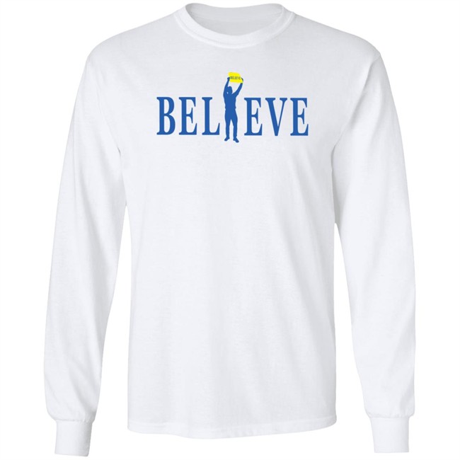 Jarred Kelenic Merch Believe Shirt White Jarred Kelenic Merch Believe Shirt White