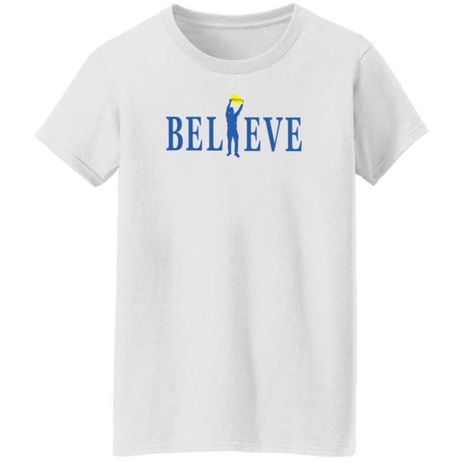 Jarred Kelenic Merch Believe Shirt White Jarred Kelenic Merch Believe Shirt White