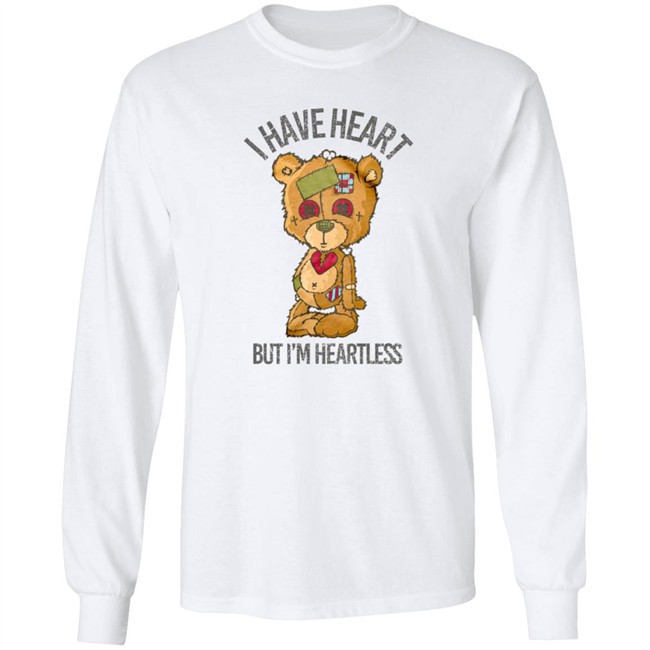 Limited Edition Snipergangapparel Merch Heartless I Have Heart But I'm Heartless Tee Shirt Limited Edition Snipergangapparel Merch Heartless I Have Heart But I'm Heartless Tee Shirt