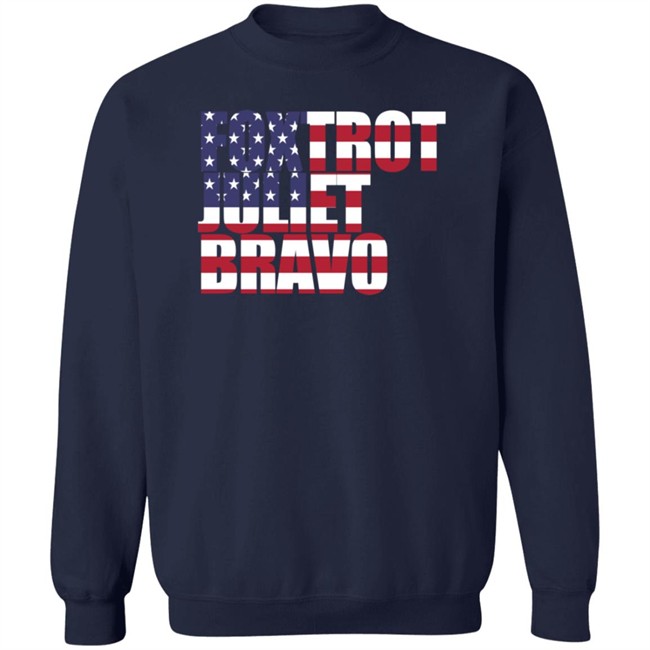 Patriot Takes Bo Hines Foxtrot Juliet Bravo Sweatshirt