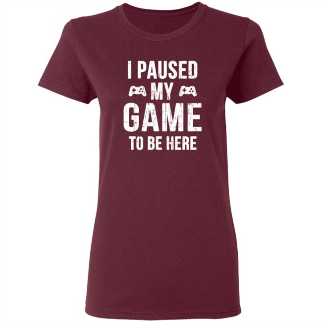 Kayla Itsines I Paused My Game To Be Exclusive Shirt by Sanchovies Kayla Itsines I Paused My Game To Be Exclusive Shirt by Sanchovies