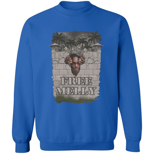 Limited Edition Ynw Melly Merch Frees Melly Sweatshirt Limited Edition Ynw Melly Merch Frees Melly Sweatshirt