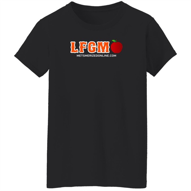 Mets Merized Online Shop LFGM Apple Shirt Mets Merized Online Shop LFGM Apple Shirt
