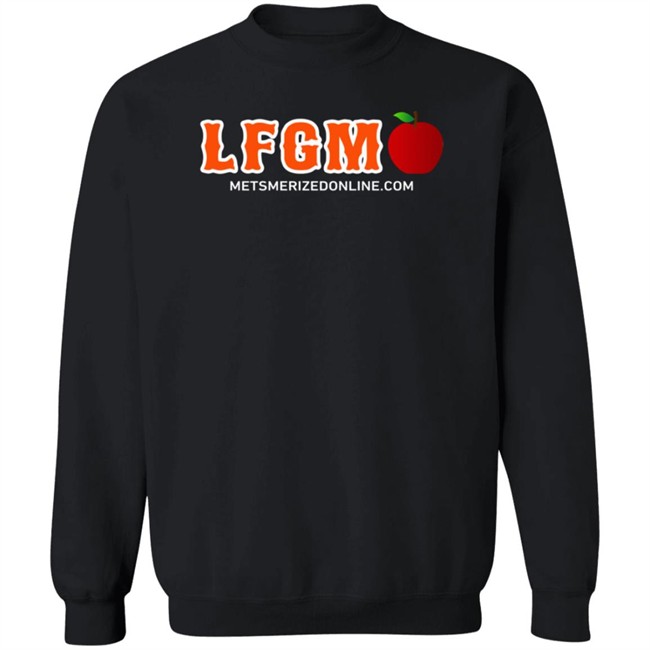 Mets Merized Online Shop LFGM Apple Shirt Mets Merized Online Shop LFGM Apple Shirt