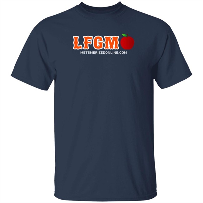 Mets Merized Online Shop LFGM Apple Shirt Mets Merized Online Shop LFGM Apple Shirt