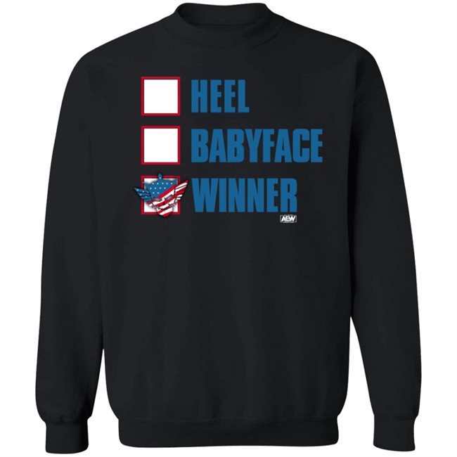 Shop Aew All Elite Wrestling Cody Rhodes Winner Heel Babyface Winner Shirt Shop Aew All Elite Wrestling Cody Rhodes Winner Heel Babyface Winner Shirt