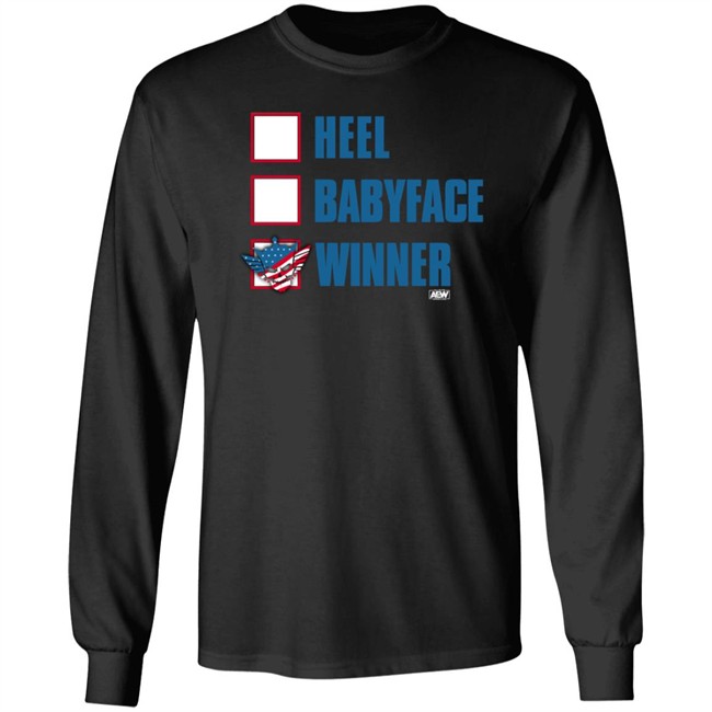 Shop Aew All Elite Wrestling Cody Rhodes Winner Heel Babyface Winner Shirt Shop Aew All Elite Wrestling Cody Rhodes Winner Heel Babyface Winner Shirt