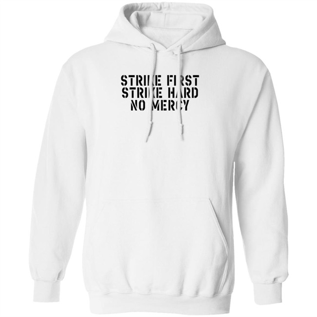 Strike First Strike Hard No Mercy Cobra Kai Shirt Strike First Strike Hard No Mercy Cobra Kai Shirt