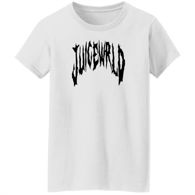 999 Merch Juice Wrld Shirt In White 999 Merch Juice Wrld Shirt In White
