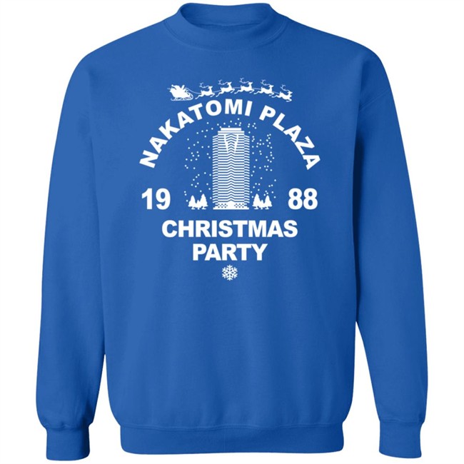 TeePowers Nakatomi Plaza Christmas Party 1988 Pop Culture Shirt TeePowers Nakatomi Plaza Christmas Party 1988 Pop Culture Shirt