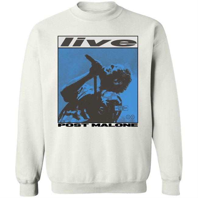 Post Malone Merch Posty Co Mic Long Sleeve T Shirt Post Malone Merch Posty Co Mic Long Sleeve T Shirt