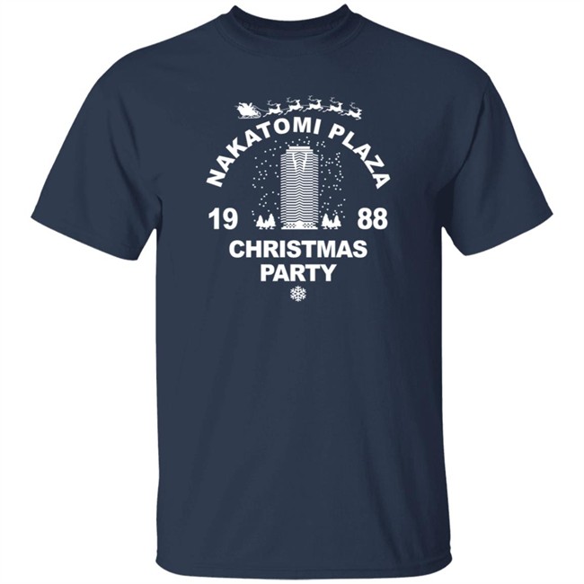 TeePowers Nakatomi Plaza Christmas Party 1988 Pop Culture Shirt TeePowers Nakatomi Plaza Christmas Party 1988 Pop Culture Shirt