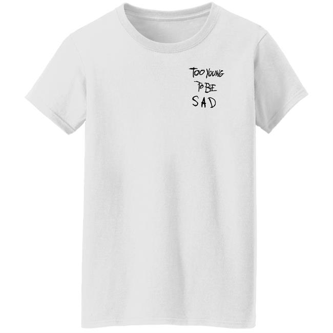Tate Mcrae Merch Too Young To Be Sad Hoodie Tate Mcrae Merch Too Young To Be Sad Hoodie