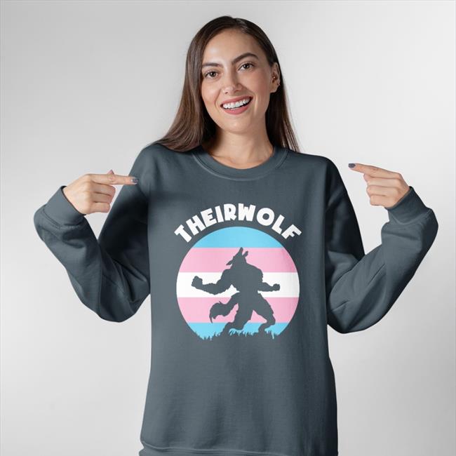 Theirwolf Trans Pride Lgbt Shirt