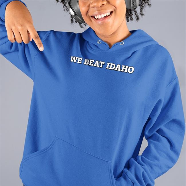 We Beat Idaho Hoodie No Context College Football No Context College Football Nocontextcfb We Beat Idaho T Shirt