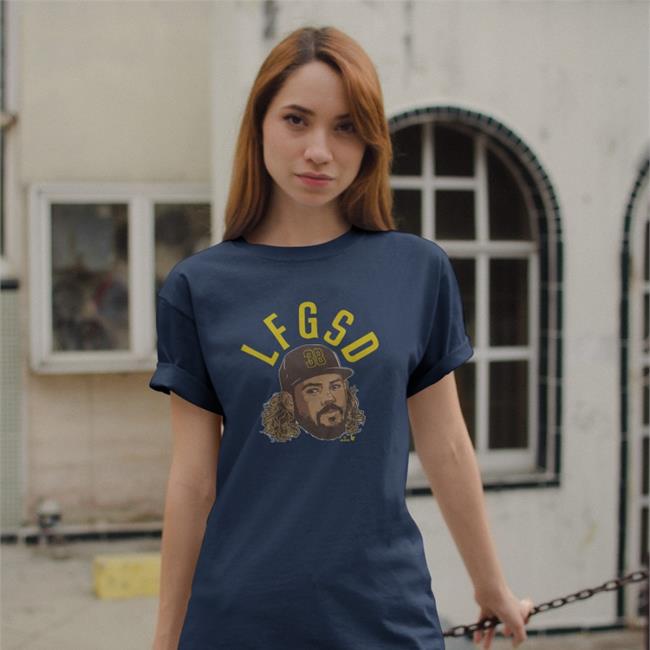 Breakingt Store Padres Mets'd Up Podcas Jorge Alfaro LFGSD Shirt