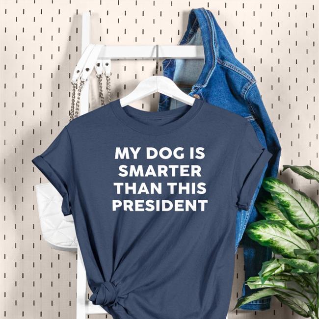 Allan Betz My Dog Is Smarter Than This President Hooded Sweatshirt Sebastian Gorka Drg