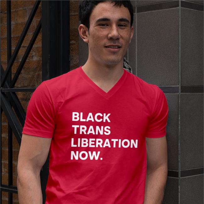Black Trans Liberty Now Tee shirt Michael Aw77