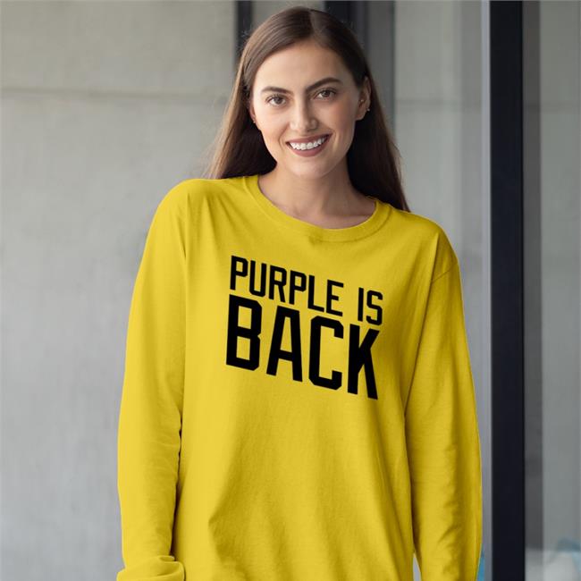 Purple Is Back T Shirt Purple Is Back Shirts Dahlelama Store Merch