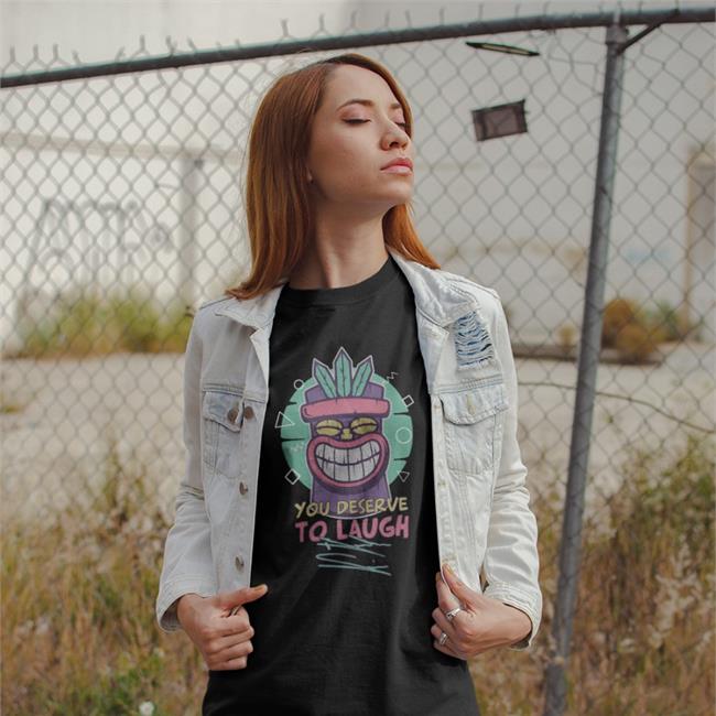 Im Brandon Farris Tiki Supersoft You Deserve To Laugh Shirt