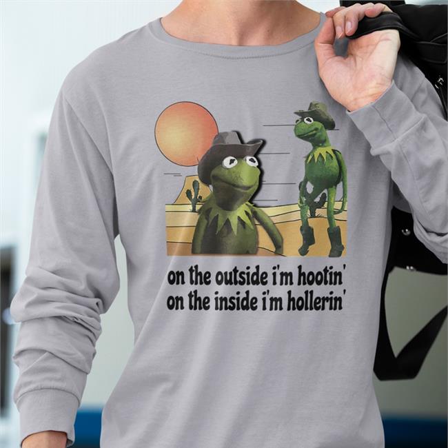 Shithead Steve Merch On The Outside I'm Hootin' On The Inside I'm Hollerin' Hootin & Hollerin Shirt Eric Curtin