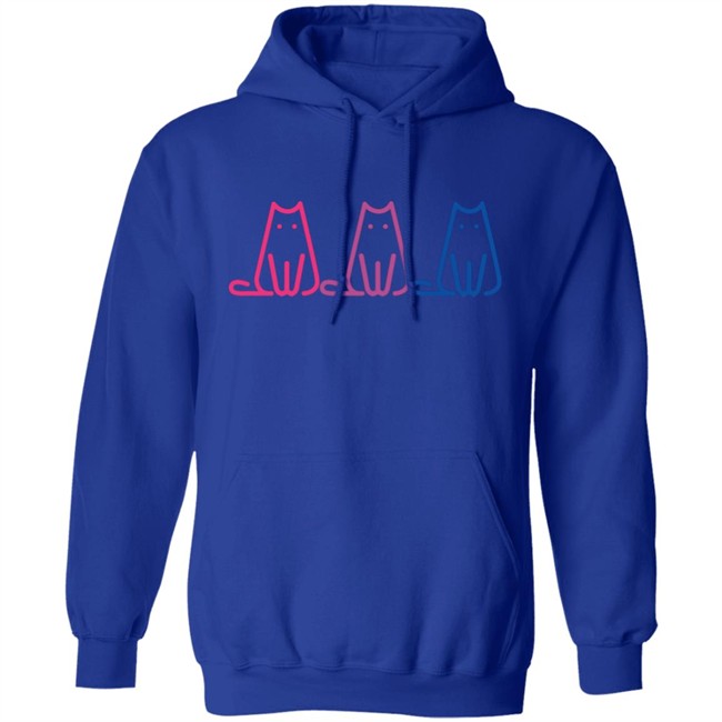 Cahlaflour Bisexual Pride Cat Shirt Cahlaflour Bisexual Pride Cat Shirt