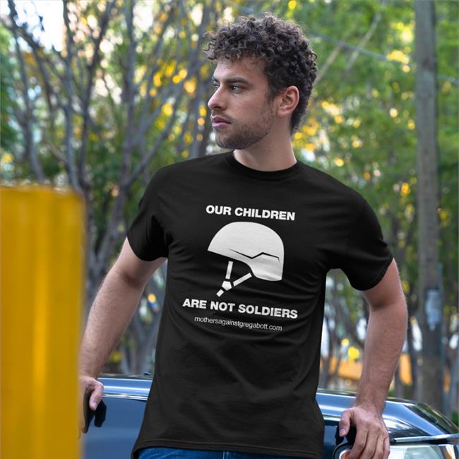 Our Children Are Not Soldiers Shirt Black