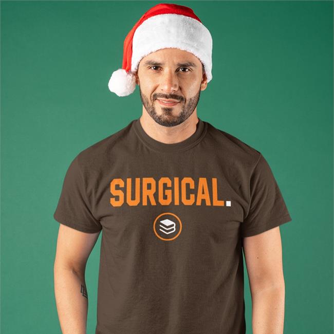 Surgical T-Shirt Black Surgical T Shirt Trent Attyah BookitWithTrent