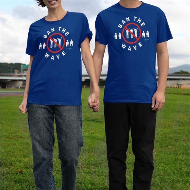 Ryan Divish Roto Wear Merch Ban The Wave Shirt