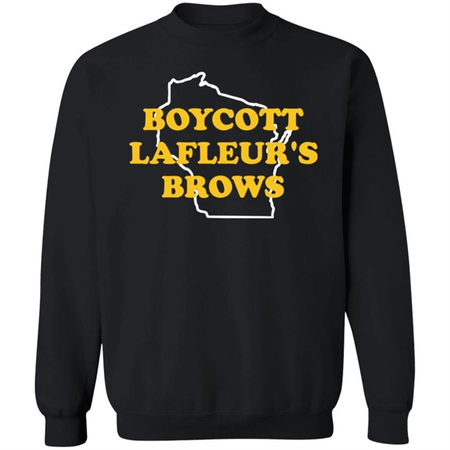 Campeche Collective Merch Boycott Lafleur's Brows T Shirt Campeche Collective Merch Boycott Lafleur's Brows T Shirt