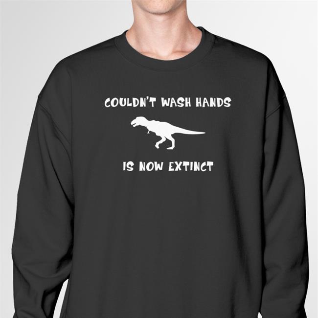 Dinosaurs Couldn't Wash Hands Is Now Extinct Tee Shirt Brandy Bmadams_7