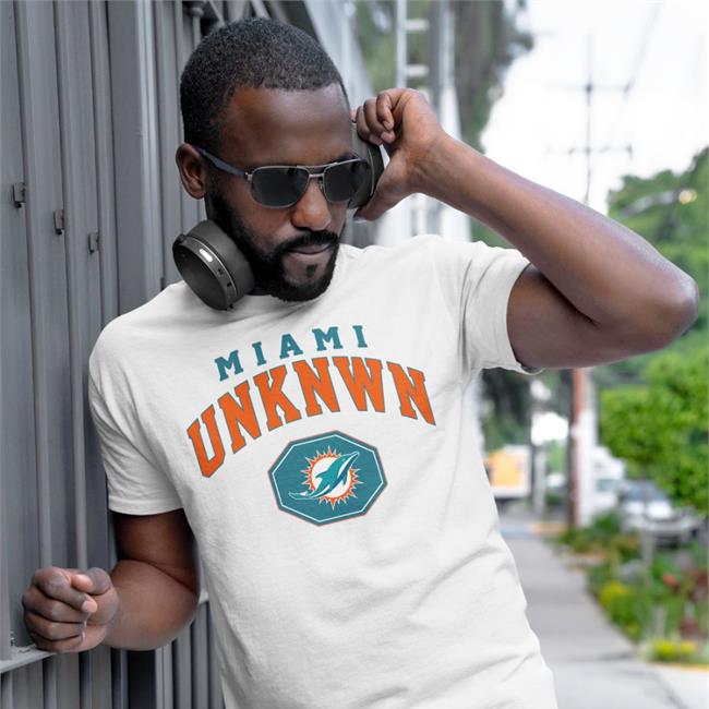 Miami UNKNWN Tee Shirt Miami Dolphins Miami UNKNWN Shirt Miami Dolphins