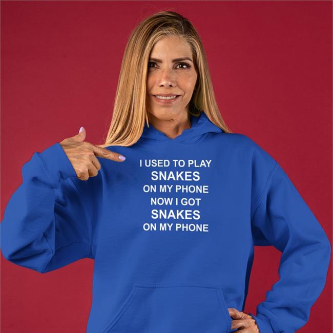 I Used To Play Snakes On My Phone Now I Got Snakes On My Phone Tee Shirt