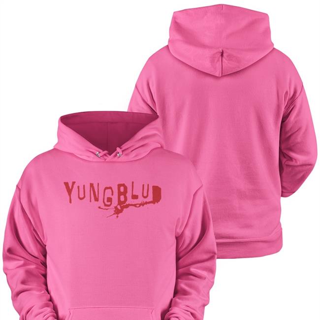 Yungblud Merchandise Pink Yungblud Logo Long Sleeve Shirt