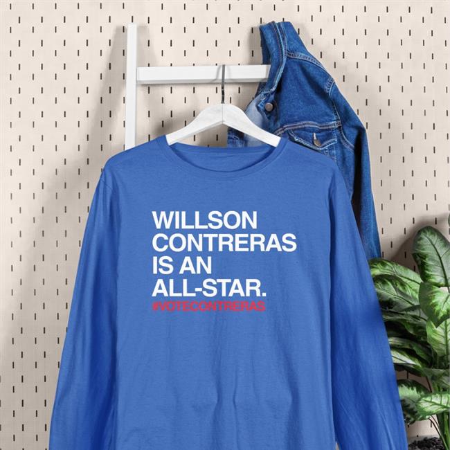 Willson Contreras Is An All Star Hoodie Obvious Shirts Chicago Cubs Vote Cubs