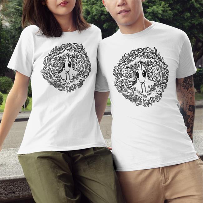 Fleuwr Gris Tee