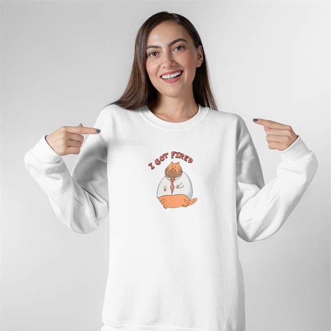 William Osman Merch I Got Fired Long Sleeve T Shirt Fired Cat
