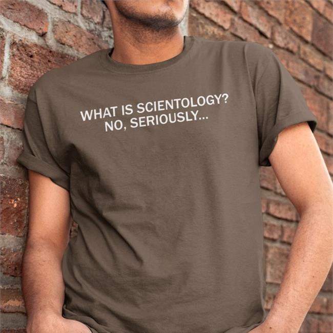 What Is Scientology No Seriously Hooded Sweatshirt Joyci Schecter